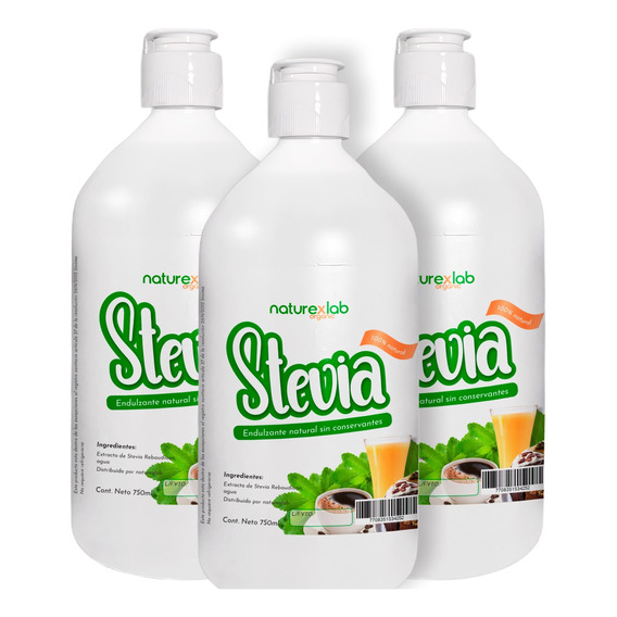 Stevia Liquida Orgánica 3 Uds. - mL a $41
