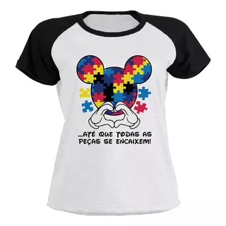 Camiseta Autismo Ate Que Todas As Pecas Se Encaixem L7282