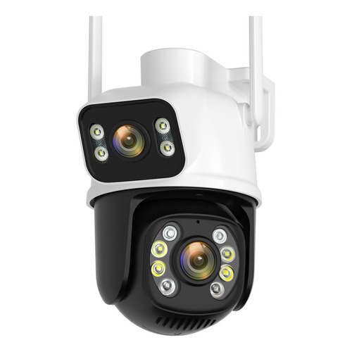 Cámara de seguridad  ANBERX A8BQ Wireless con resolución de 8MP visión nocturna incluida negra y blanca