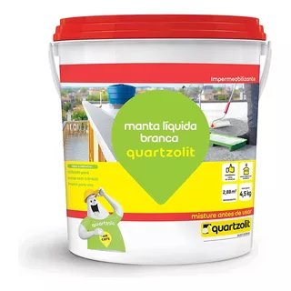 Manta Liquida Quartzolit Branca Galao 4,5kg