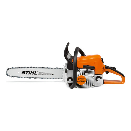 Motosierra Stihl Ms250 compacta y de alta potencia, 45 cc, color naranja