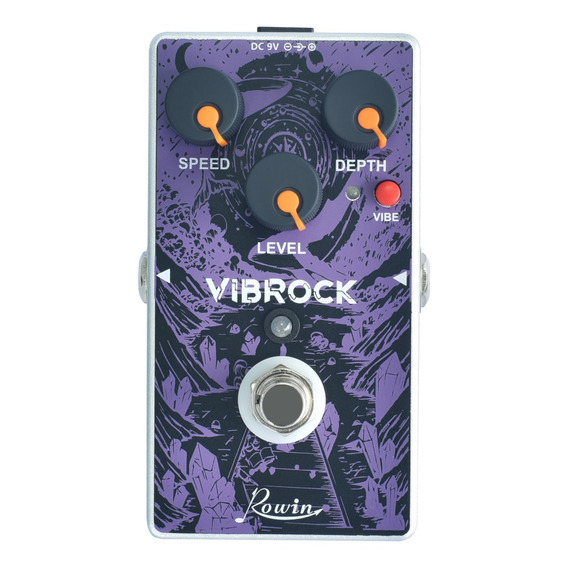 Pedal De Efectos Para Guitarra Rowin Vibrock Chorus Tremolo