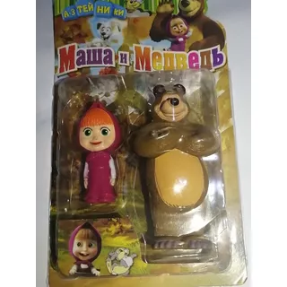 Figuras Muñeca Masha Y El Oso 8cm