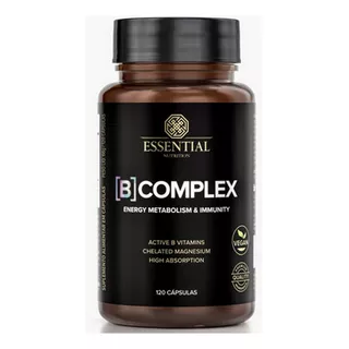 Complexo B B Complex 120caps Essential Nutrition Original 