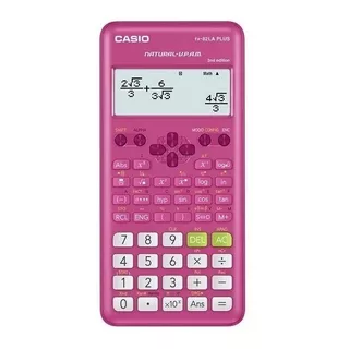Calculadora Científica Casio Fx-82la Plus -2 Color Rosa