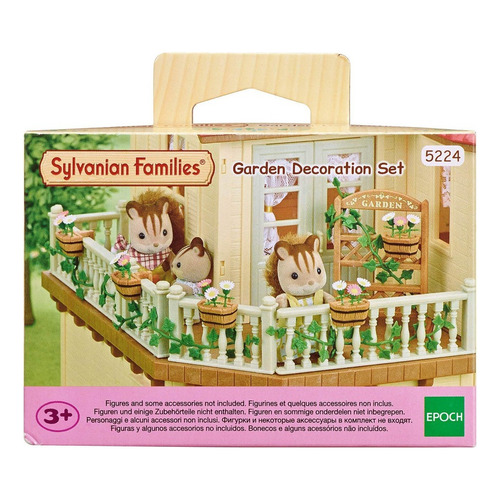 Sylvanian Families Set Decoración Jardín Plantas Juguete Ax