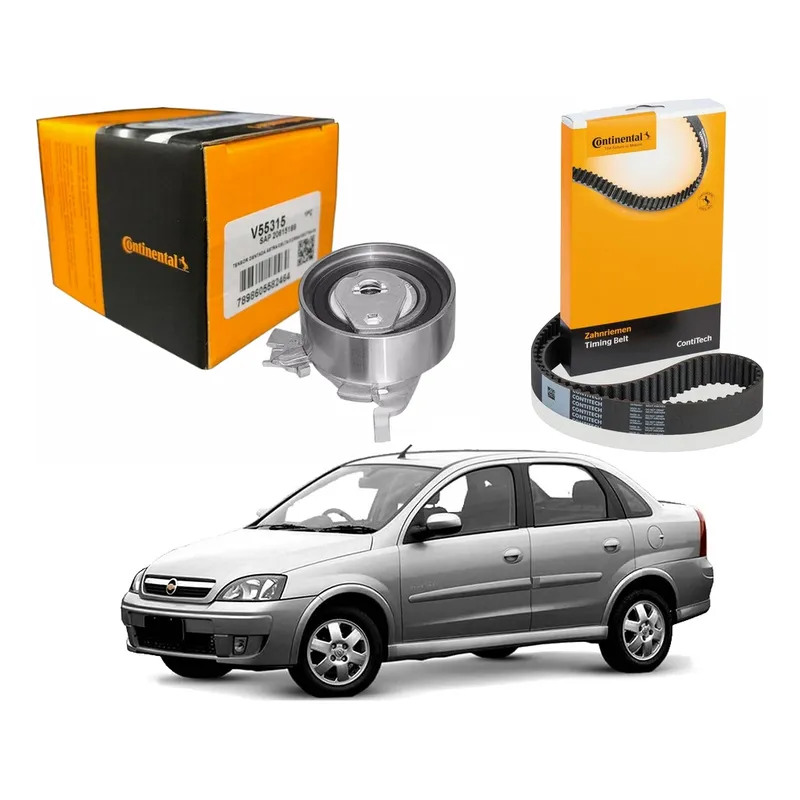 Kit Correia Dentada Tensor Corsa Novo Sedan 1.0 2002 A 2009