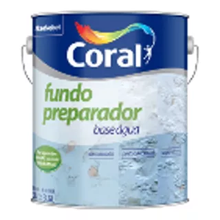 Fundo Preparador B/ Água 3,6l Coral