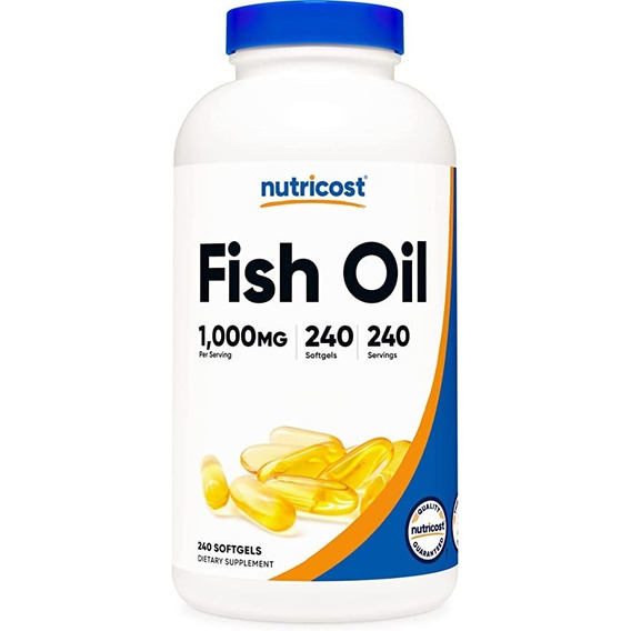 Original Nutricost Fish Oil Omega 3, 1000mg, 600mg