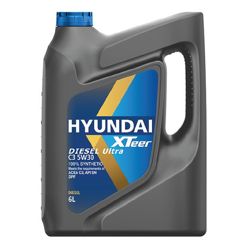 Aceite para motor Hyundai sintético HD7000 5W-30 6 litros