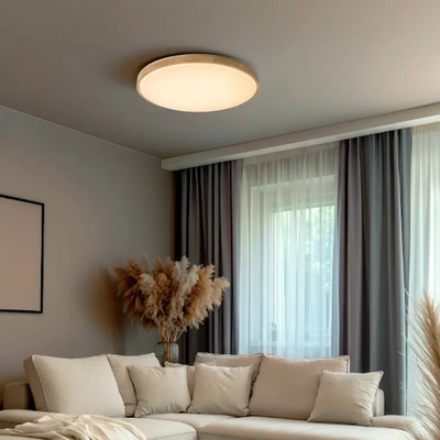 Plafon Roblia Led 30w Ø41cm Calido Madera Madera