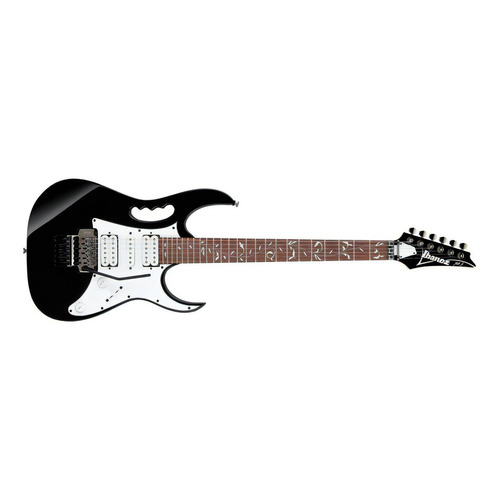 Ibanez Jem Jr Steve Vai Signature Guitarra C/ Floyd Rose Color Negro Material Del Diapasón Jatoba Orientación De La Mano Diestro