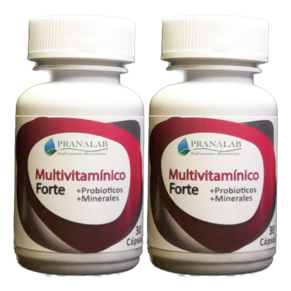 Multivitamínico Forte (vitaminas, Minerales, Probióticos) X2