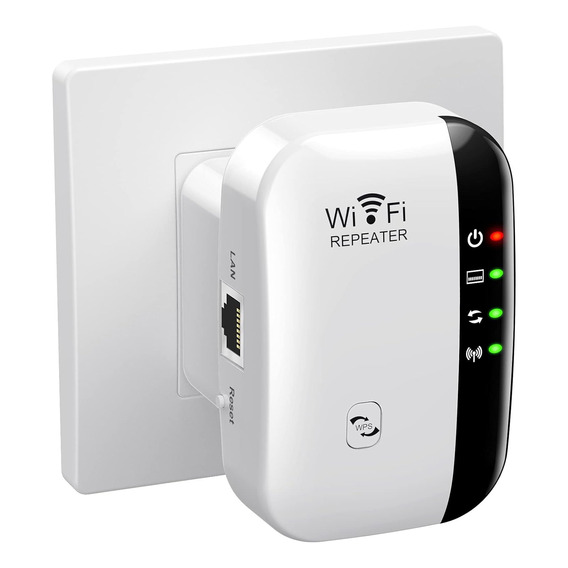 Extensor Repetidor De Wifi Alcance De 50 Mt Wireless Cafini