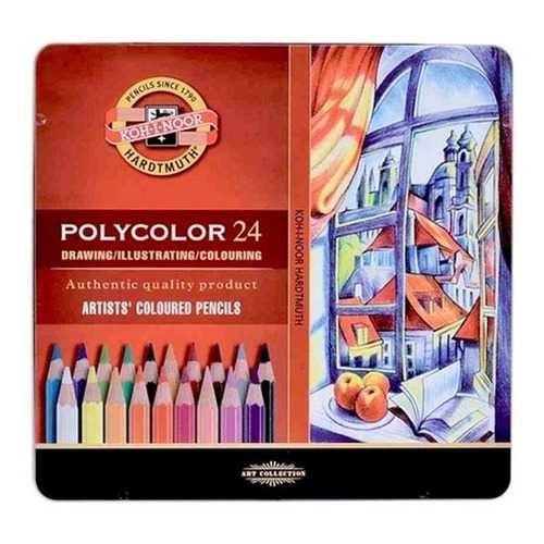 Lapices Koh-i-noor Polycolor Art Lata X 24 3825