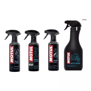 Kit Motul Moto Care Limpieza Exterior E1 E2 E3 E5 