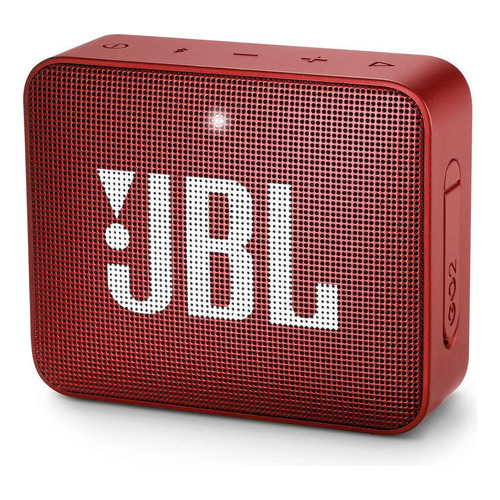 Parlante JBL Go 2 JBLGO2REDAM portátil con bluetooth waterproof coral orange 3.7V 