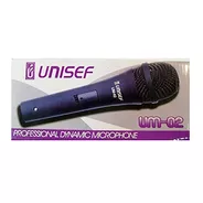 Micrófono Unisef Um-02 Pack Por 2 Negro