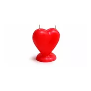 Vela Corazón 8.5 X 8 Cm Rojo