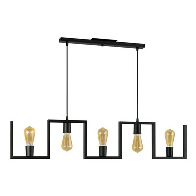 Colgante Egipcio 5 Luces Linea Rustica Apto Led Luz Desing