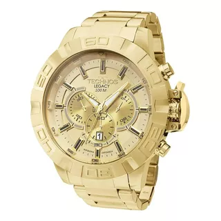 Relógio Masculino Technos Legacy Dourado Grande Js25ba/4x