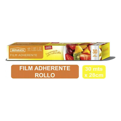 Rollo Film Adherente Separata 30mts X 28 Cm