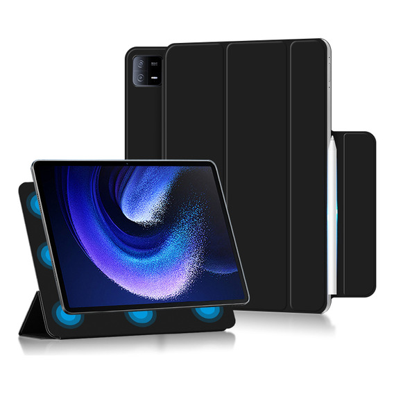 Funda Magnética Para Xiaomi Pad 6 / Pad Pro 6 Color Negro