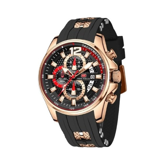 Reloj Para Hombre Mini Focus Mf0350g Mfa772001 Negro