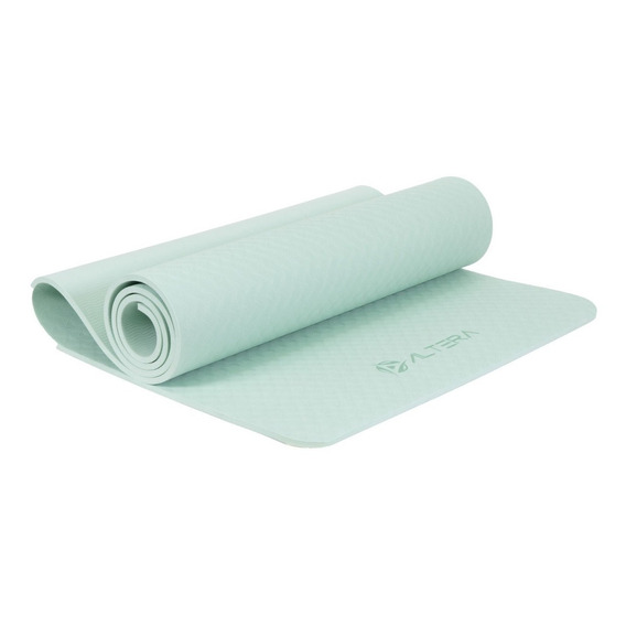 Tapete De Yoga Altera Tpe Alta Densidad Pilates Relajacion Color Verde menta