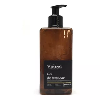 Viking Gel De Barbear Transparente Profissional 500 Ml