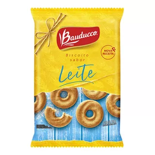 Biscoito Bolacha Bauducco Leite Pacote 335g.