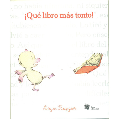 ¡qué Libro Más Tonto!, De Sergio Ruzzier. Liana Editorial, Tapa Blanda, Edición 1 En Español