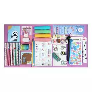 Set Papelería Kawai Accesorios Escritorio Cute C/ Envío 76