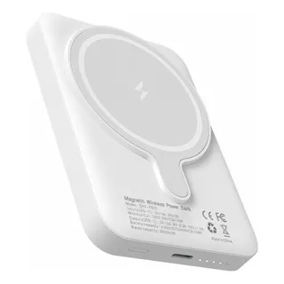 Pila Carga Inalmbrica Magsafe Compa. 10000mah Powerbank 18w Color Blanco