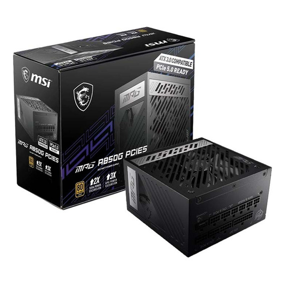 Fuente De Poder - Msi Mpg A850g - 850w - Plus Gold