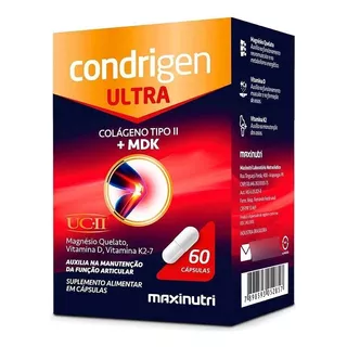 Condrigen Ultra Colageno Tipo Ii + Mdk 60cps Maxinutri