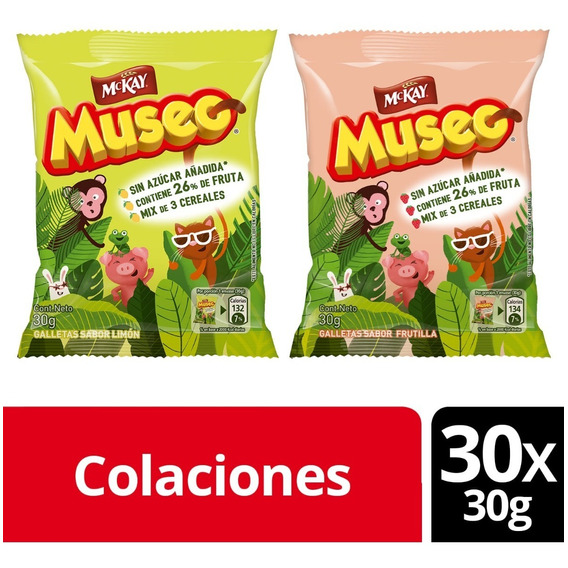 Galletas Nestlé® Mckay® Museo Limón Y Frutilla 30g X30 Uds