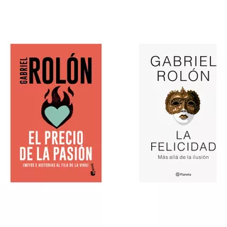 Precio Pasion + La Felicidad + Rolon - 2 Libros Grande Y Bol