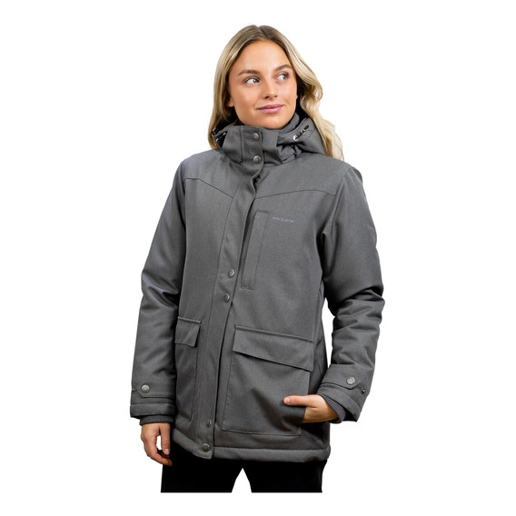 Chaqueta Impermeable 3m Expedition V2 Gris Mujer Falcone