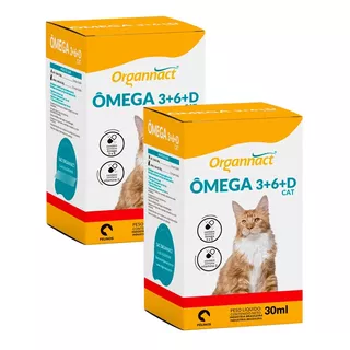 Kit 2 Unidades Ômega 3+6+d Cat 30ml - Organnact