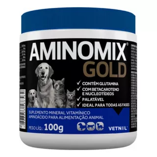 Aminomix Gold Pó 100 Gr - Vetnil