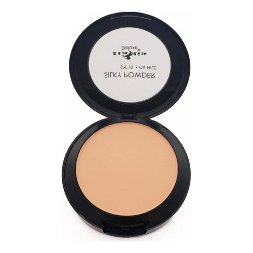 Base de maquillaje en polvo Italia Deluxe Silky Powder tono 07 true beige - 10g