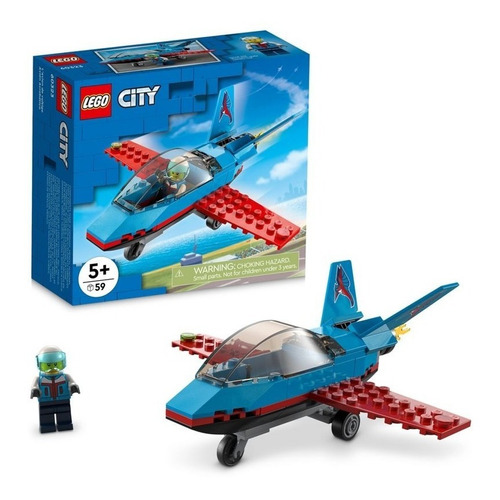 Kit De Construcción Lego City Avión Acrobático 60323 Cantidad de piezas 59