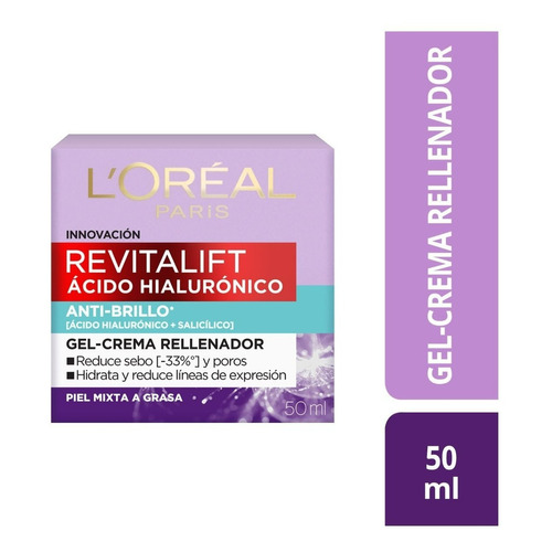 Crema L'oréal Gel Oil Control Revitalift 50 Ml