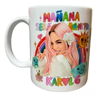 Taza Karol G Mañana Será Bonito Kg Sirena 