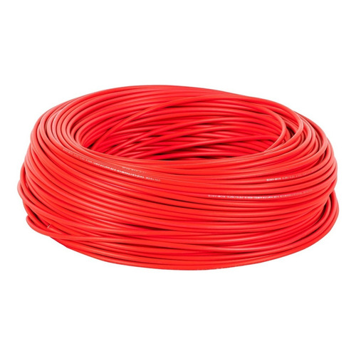 Cable Thhw-ls, 14 Awg, Color Rojo Rollo 100 M Volteck 46061