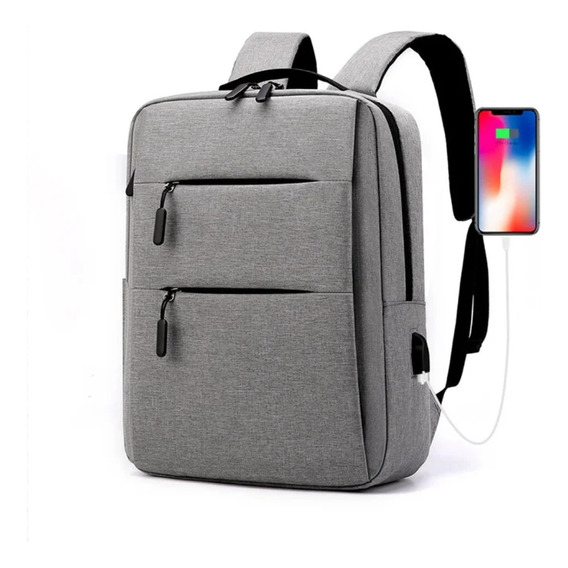 Set Mochila Para Notebook Con Morral Y Neceser Incluye Usb  