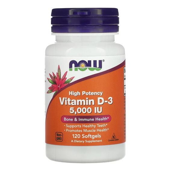 Vitamina D3 5000ui Softgels - Unidad a $467