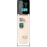 Base Líquida Maybelline Fit Me Matte + Poreless Fps 22 30ml Tono 102 Fair porcelain