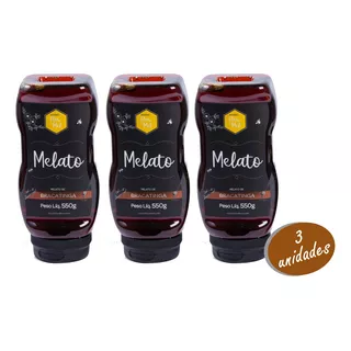 Mel Melato De Bracatinga Puro De Abelha 550g - Premium 3 Uni